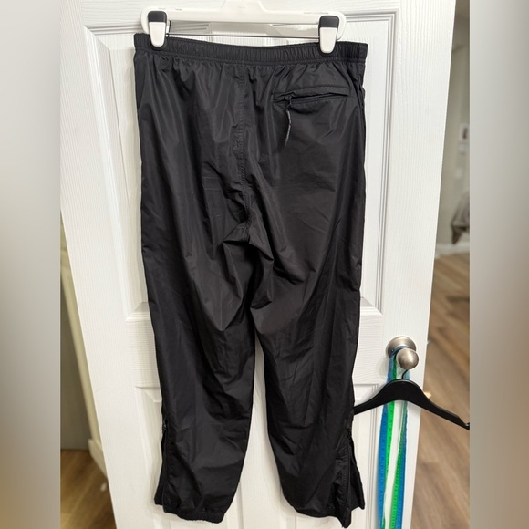 VTG 90s Polo Sport Track Pants Pockets Windbreaker Joggers Men L Zip Ankles - Picture 4 of 7